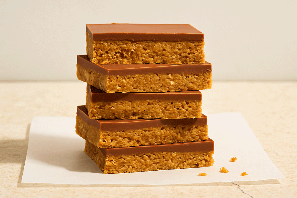 Barres chocolatées croustillantes