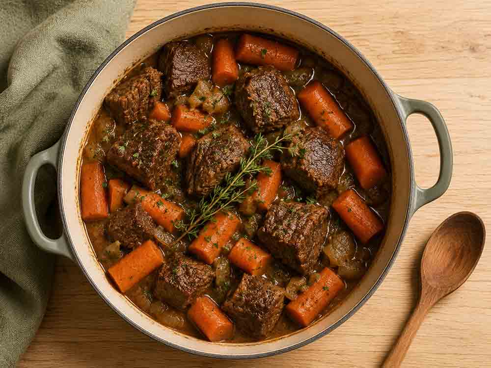Bœuf mijoté aux carottes