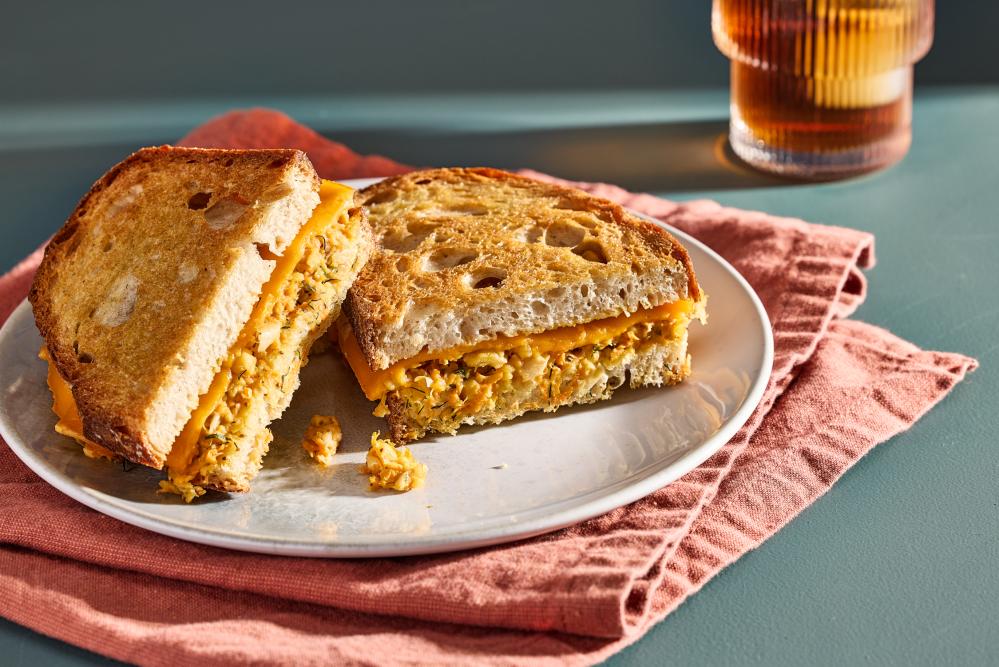 Fondue de carottes et de pois chiches au thon