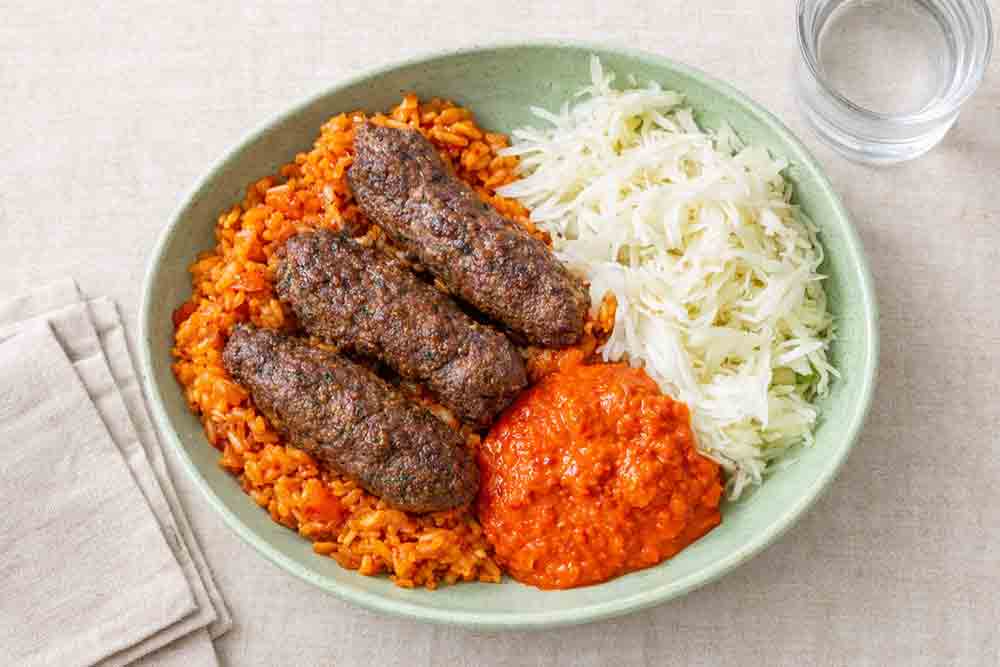 Cevapcici au riz Djuvec