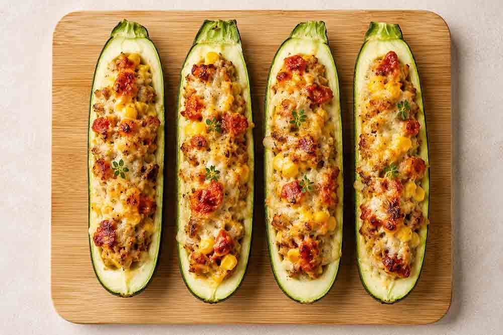 Courgettes farcies