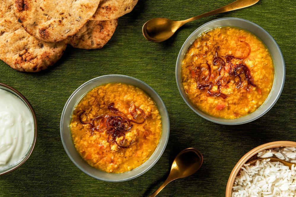 Lentilles au beurre brun