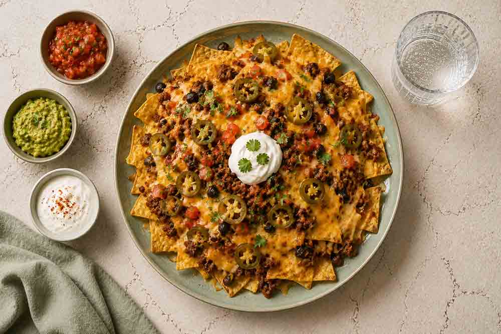 Nachos gratinés