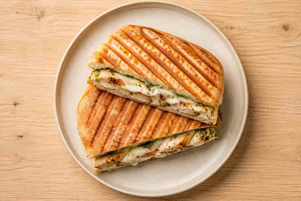 Panini poulet-fromage