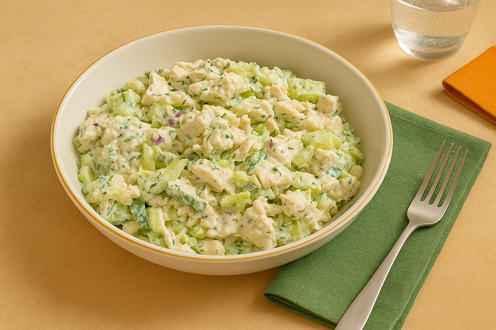 Salade de poulet tzatziki