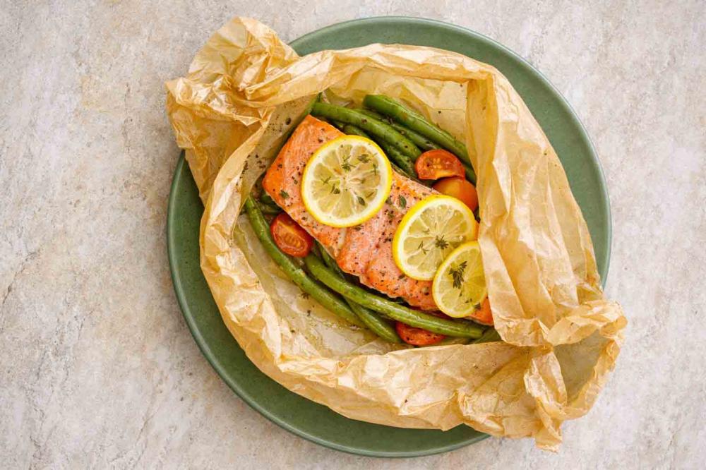 Saumon en papillote