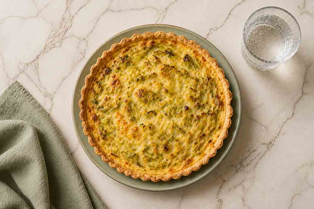 Tarte aux poireaux